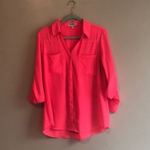 Express portofino shirt, hot pink